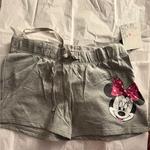 Disney Gray Minnie Mouse Athletic Shorts